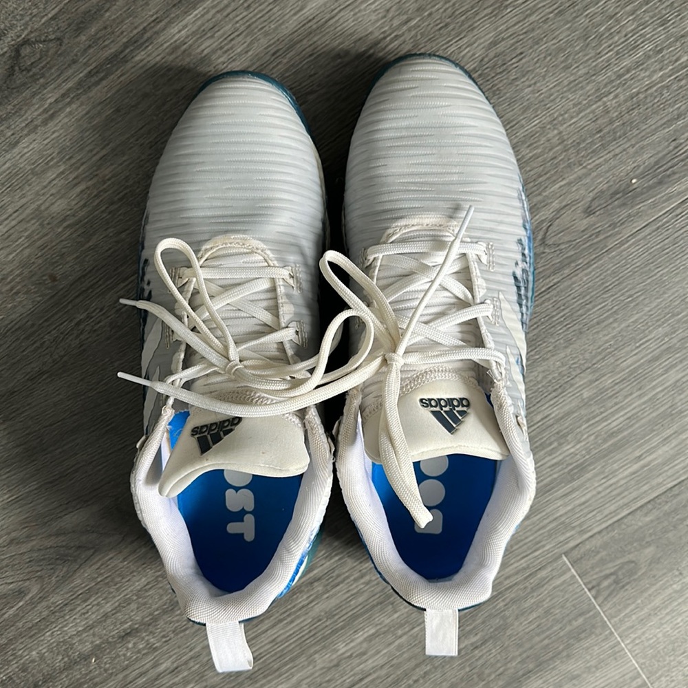 Adidas blue men’s golf shoes